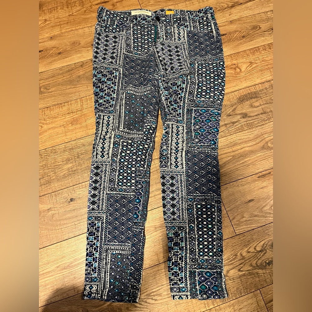 Anthro patchwork cord pants - Picture 2 of 3
